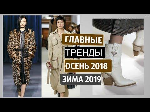 ГЛАВНЫЕ ТРЕНДЫ ОСЕНЬ- ЗИМА 2018-2019 г.