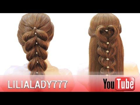 Французские Косы. French Braids. 2 Французские Косы На Резинках. Очень Легкие Прически!