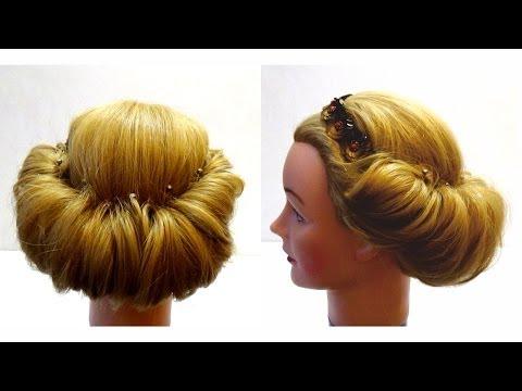 Быстрая летняя прическа с ободком. Летняя прическа своими руками. Quick Summer Updo