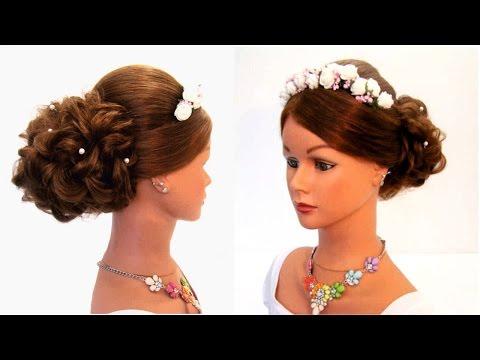 Прическа на выпускной или на свадьбу. Wedding Prom Hairstyle