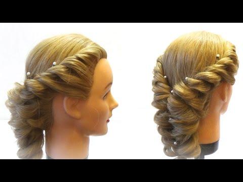 Прическа с плетением на средние волосы Braiding For Medium Hair