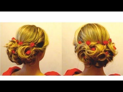 Вечерняя прическа❤️Прическа на выпускной❤️ Evening Hairstyle❤️ Prom Hairstyle