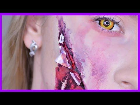 DIY МАКИЯЖ НА ХЭЛЛОУИН//  Halloween Makeup Tutorial