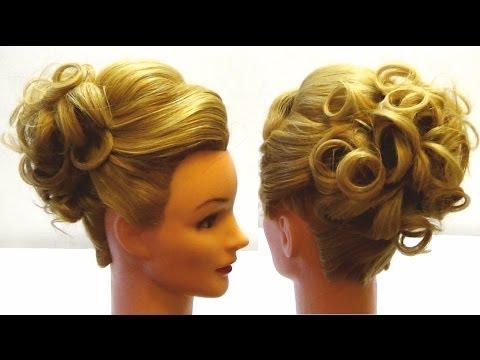 Вечерняя прическа. Праздничная прическа .Evening Hairstyle