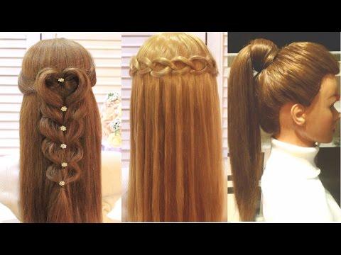 Top 5 Простые и Удивительные Прически. Top 5 Amazing Hairstyles Tutorial Compilation 2017