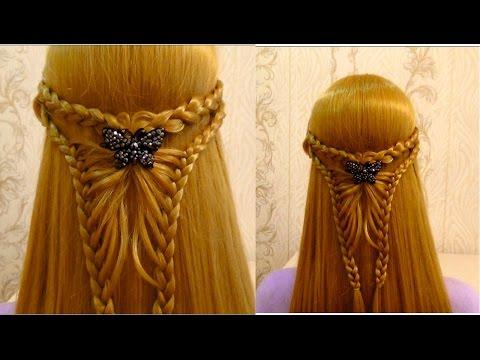 Прическа в школу с плетением.Easy Back To School Hairstyles For Long Hair