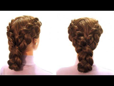 Прическа в школу,универ,на каждый день своими руками. Easy Hairstyle For School