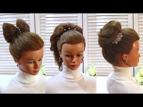 Топ 5 Простые  Прически из Хвоста за 1 минуту.Top 5 Hairstyles Life Hacks