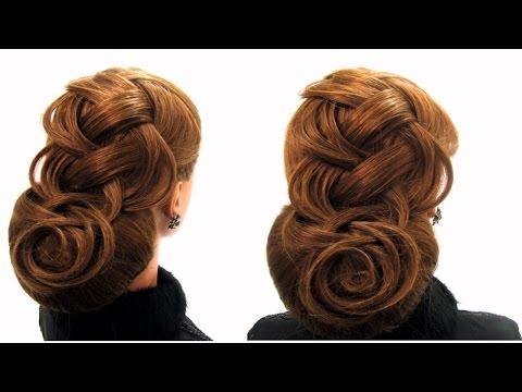 Вечерняя прическа. Праздничная прическа. Holiday Hairstyle