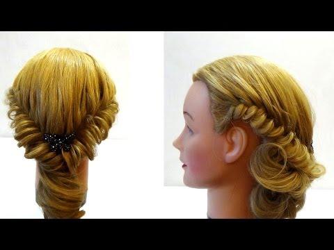 Прическа на лето с плетением. Плетение кос своими руками. Braiding Hair