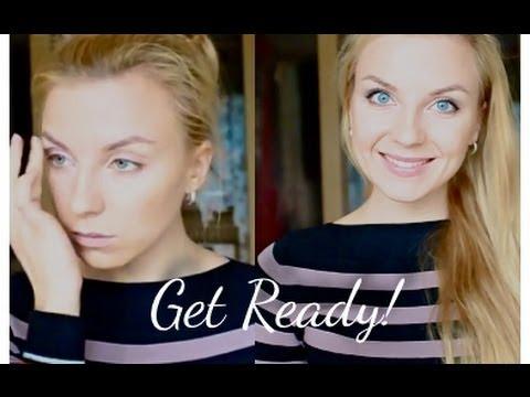 Get Ready With Me! Собираемся со мной - макияж, причёска