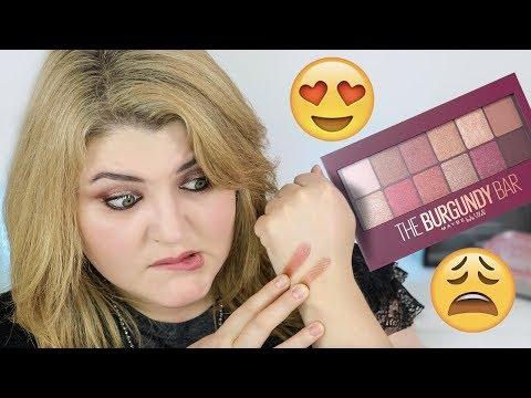 ТЕСТИРУЮ ПАЛЕТКУ MAYBELLINE The BURGUNDY BAR!