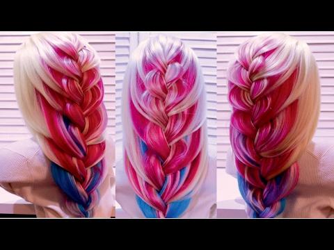 Широкая коса. Braided Hairstyle