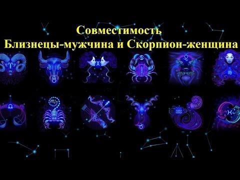 Совместимость Близнецы-мужчина и Скорпион-женщина