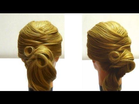 Прическа на каждый день своими руками Hairstyle For Every Day Own Hands