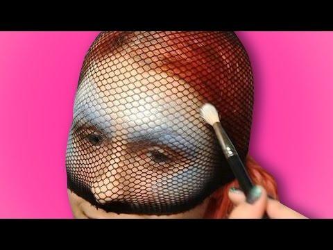 МАКИЯЖ РУСАЛКИ НА ХЭЛЛОУИН//Mermaid Halloween Makeup