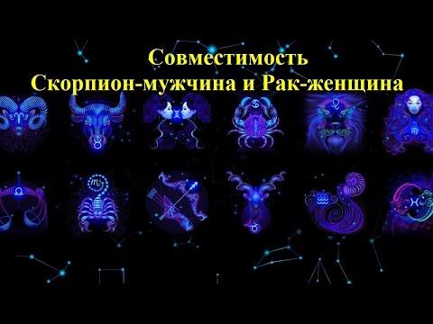 Совместимость Скорпион-мужчина и Рак-женщина