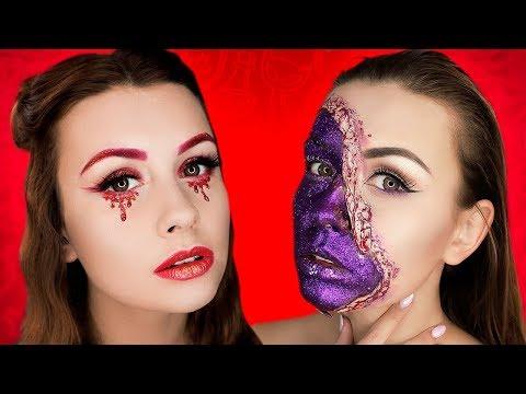 НЕВЕРОЯТНЫЙ МАКИЯЖ НА ХЭЛЛОУИН / HALLOWEEN MAKEUP