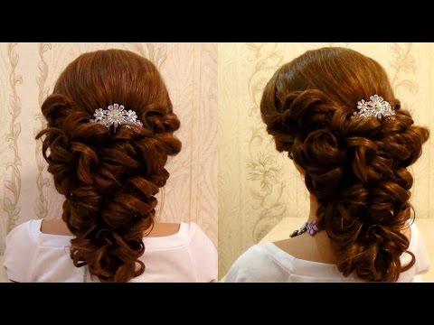 Прическа на новый год. Праздничная прическа. Hairstyle For New Year