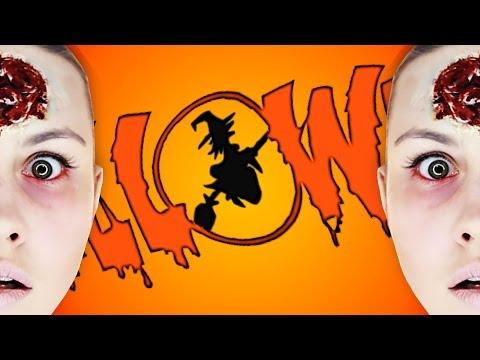 СТРАШНЫЙ МАКИЯЖ НА ХЭЛЛОУИН: МОЗГИ// Halloween Makeup