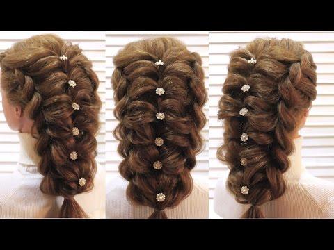 Прическа на выпускной. Воздушное плетение. Prom Hairstyle