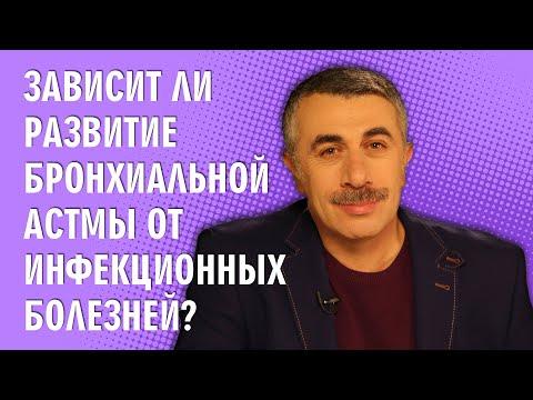 Зависит ли развитие бронхиальной астмы от инфекционных болезней? - Доктор Комаровский