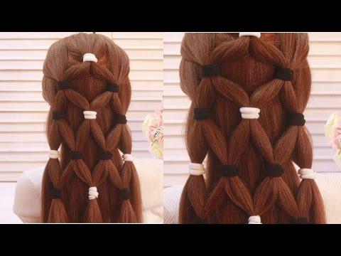 Простая и Красивая Прическа на Резинках.Amazing Hairstyle Tutorial Compilation 2017