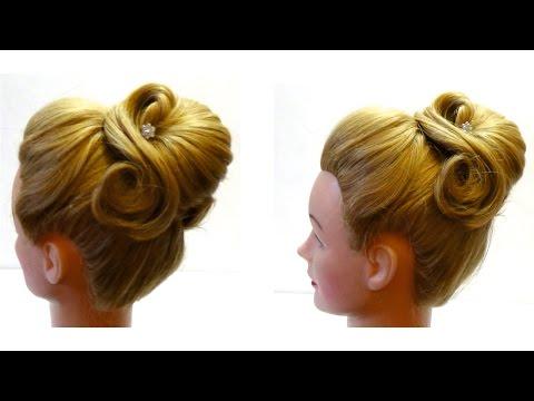 Красивая прическа своими руками. Beautiful Hairstyle